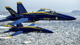 Blue Angels take it to SF skies one last time for Fleet Week