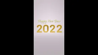 Happy New Year 2022 Animation | Goodbye 2021 Hello 2022 #shorts