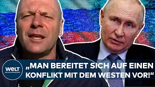 UKRAINE-INVASION: Putins hybrider Krieg! "Man bereitet sich auf einen Konflikt mit dem Westen vor"