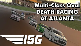 Multi-Class Oval DEATH RACING at Atlanta | Team I5G