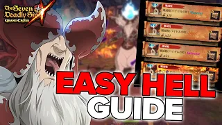 NEW Original Demon Hell Clear Guide!! EASIEST DEMON EVER!? | Seven Deadly Sins: Grand Cross Guide