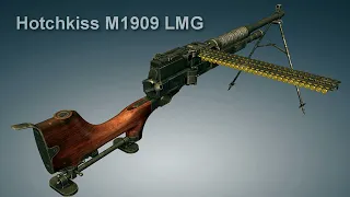 Hotchkiss M1909 Light Machine Gun | 3dGun