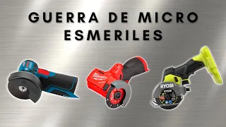 Guerra de Micro Esmeriles #Bosch vs #Milwaukee vs #Ryobi