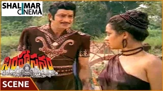 Simhasanam Movie || Krishna Love Praposal To Mandakini Scene || Krishna, Jayapradha || సింహాసనం