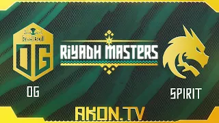 🔴DOTA 2 [RU] OG vs Team Spirit [bo2] Riyadh Masters 2023, Group Stage, Group A