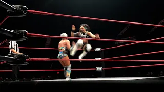 Fancam: Kris Statlander vs Lady Frost TBS Championship Match AEW House Rules Huntsville, AL 6.3.23