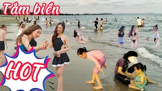 Khám phá review và trải nghiệm bãi tắm trong xanh xua tan cái nóng mùa hè @DucNghia_Vlog