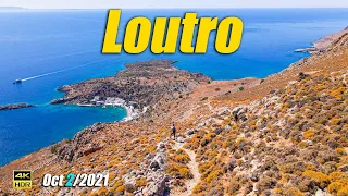 Hike to the most isolated village on Crete, Loutro, Complete Guide, 4K UHD, Greece