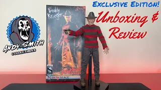 Sideshow Exclusive Freddy Krueger: A Nightmare On Elm Street - Unboxing & Review!