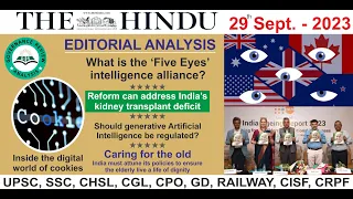 The Hindu| Editorial Analysis| 29th September, 2023| #upscthehindunewspaper #editorialanalysis