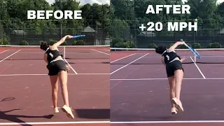 This will TRANSFORM YOUR SERVE and add up to 20 MPH to it! Serve technique lesson