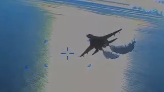 US releases footage from  drone crash with Russian fighter jets