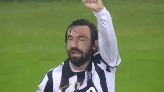 Andrea Pirlo scored a last minute winner in the Derby della Mole in 2014