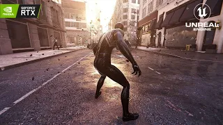 New Spider-Man 2 Black Symbiote Suit - Film Reshade [HD] ► Spider-Man PC Epic Gameplay