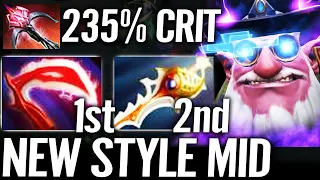 🔥 NEW STYLE GOSU SNIPER MID — Fast Build Rapier + Desolator + Daedalus 235% MAX CRIT Dota 2 Pro