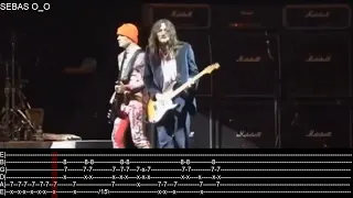 RHCP - Intro jam and solo Can't Stop live Fuji Rock 2006 - John Frusciante - TABS