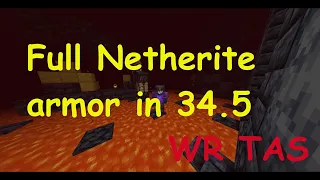 Full Netherite Armor | 34.6 | TAS | SS