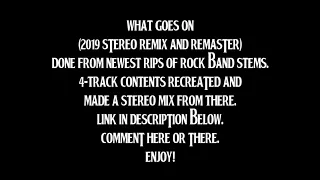 The Beatles - What Goes On (2019 Stereo Remix & Remaster By TOBM)