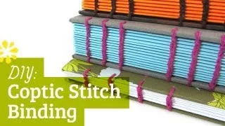 DIY Coptic Stitch Bookbinding Tutorial | Sea Lemon