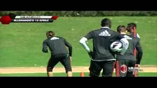 Milanello Allenamento 10-04-2013