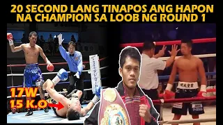 INOUE BAGSAK! 20 SECONDS LANG BAGSAK ANG CHAMPION NG JAPAN SA HEAVY UNDERDOG NA PINOY| LATEST FIGHT