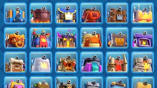 All 50 Tower Skins In Clash Royale | Los 50 diseños de torres en Clash Royale