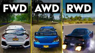 RWD vs. AWD vs. FWD || Which Drivetrain is BEST?