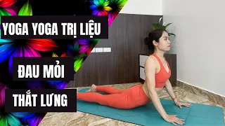 Yoga  trị liệu ĐAU LƯNG phục hồi CỘT SỐNG  , THOÁT VỊ ĐĨA ĐỆM | Hoàng Uyên Yoga