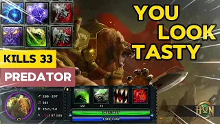 HON - HOW TO PLAY PREDATOR - KILL STREAK-FOREST OF  CALDAVAR - HON PLAYS 2024 -HEROES OF NEWERTH