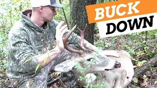 First Saddle Buck at 10 Yards! (self filmed)