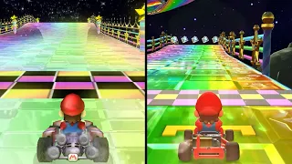 Wii Rainbow Road in Mario Kart (2008-2023)