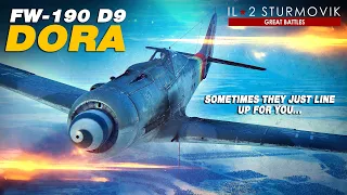 FW-190 D9 DORA | Low Altitude Dogfight | World War 2 | IL-2 Great Battles.