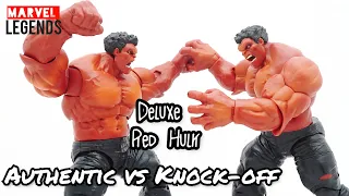 How to spot a bootleg / KO Marvel Legends Deluxe Red Hulk