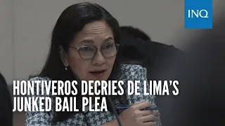 ‘Ruthless tide of injustice must stop’: Hontiveros decries De Lima’s junked bail plea