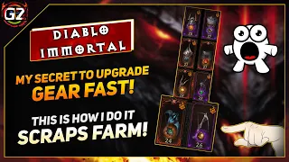 My Secret To Farming & Upgrading Gear Soo Fast | This is How I Do It | Diablo Immortal