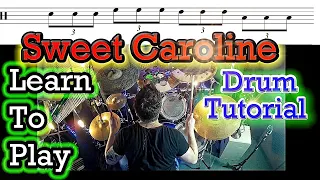 Sweet Caroline Neil Diamond Drum Tutorial Lesson