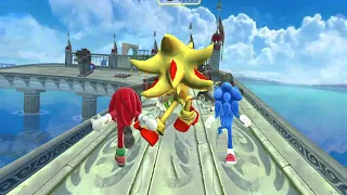 Sonic Dash - Movie Sonic vs GIANT Sonic vs Movie Knuckles vs All Bosses Zazz Eggman All Characters