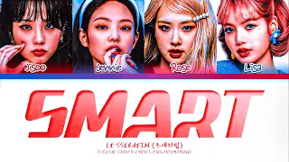 how would blackpink sing smart by lesserafim [ line distribution]