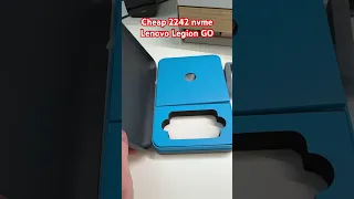 Lenovo legion GO cheap storage hack - 2242 shuck from an enclosure  #legiongo #techreview #gaming