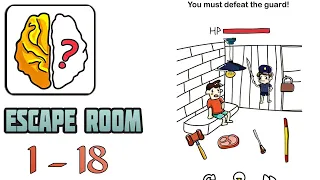 BRAIN OUT - escape room ALL SOLUTIONS levels 1 - 18 can you pass it?