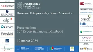 Presentazione 10° Report italiano sui Minibond