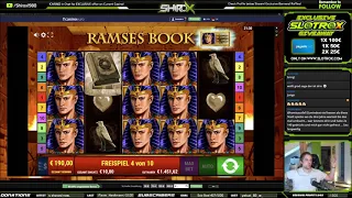 Ramses Book SUPER INSANE BIG WIN Gamomat