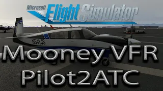 Microsoft Flight Simulator | M20 Mooney | Pilot2ATC | VFR Flight