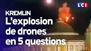 Cinq questions sur l'explosion des drones au Kremlin