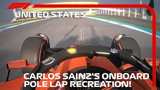 Carlos Sainz's Pole Lap Recreation | 2022 United States Grand Prix | Assetto Corsa