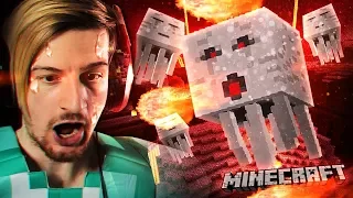 WE FINALLY FOUND A NETHER FORTRESS. (in diamond armor btw) || Minecraft (Part 7)