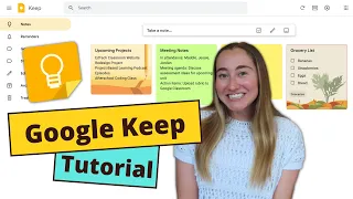 GOOGLE KEEP TUTORIAL (2022): Beginner Google Keep Tutorial for Teachers