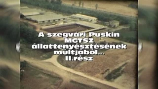 A szegvári Puskin MgTSz állattenyésztésének múltjából…2. rész Archív film, készült 2009-ben