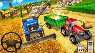 Real Tractor Farming Simulator 2018 - Harvester Tractor Driving #2 - Android Gameplay