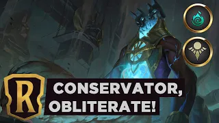 NASUS summons the Sanctum Conservator | Legends of Runeterra Deck